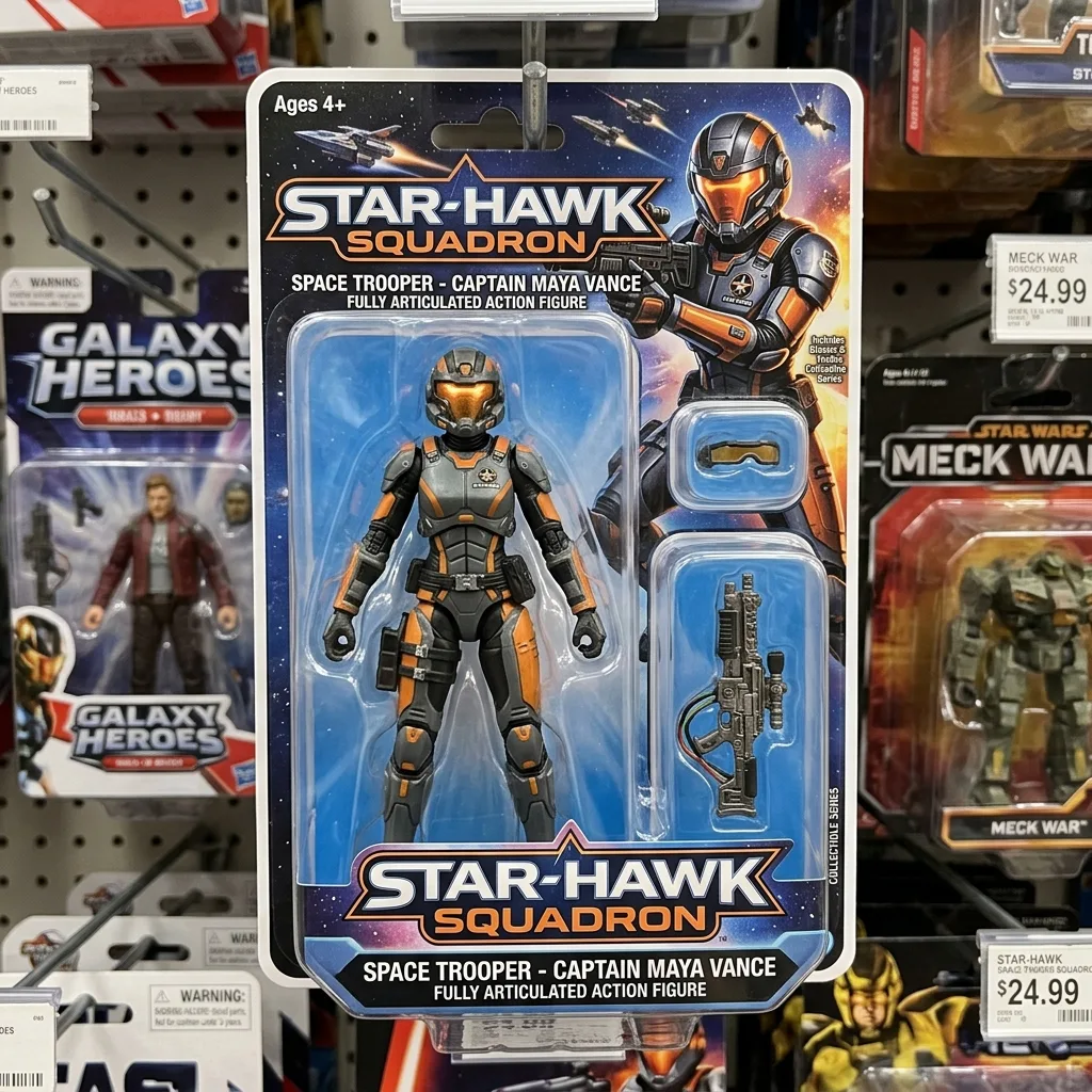Sci-Fi Trooper, Blister Pack