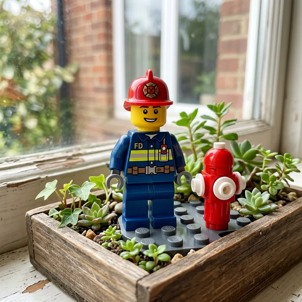 Minifigure Firefighter