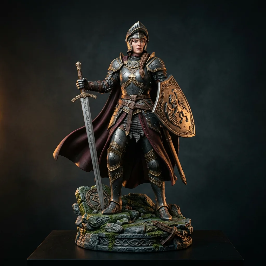 Resin Statue, Knight