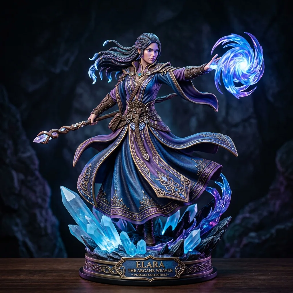 Resin Statue, Mage