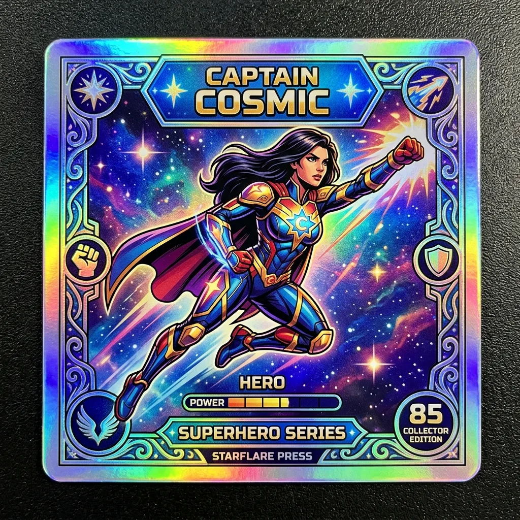 Superhero Hero Card