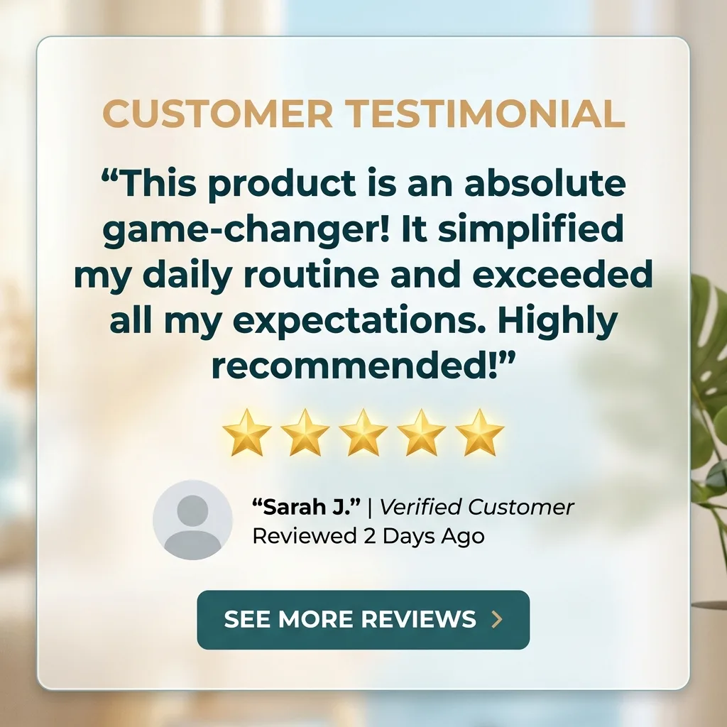 Testimonial Ad