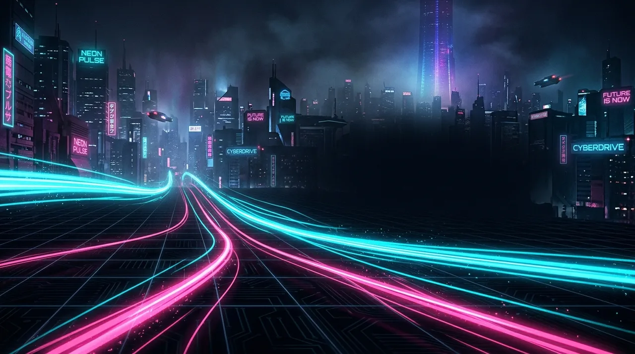 Neon Cyber Hero