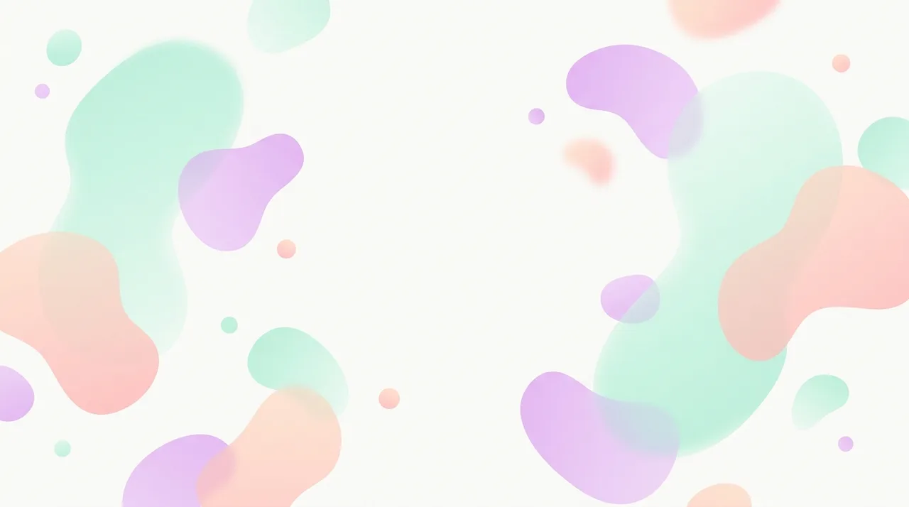 Pastel Blobs Hero
