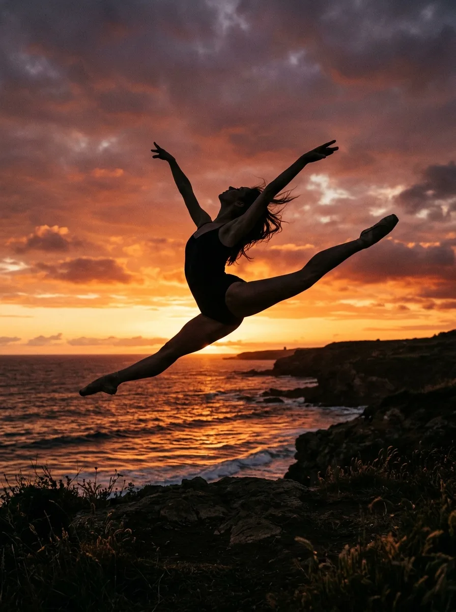 Leaping Silhouette