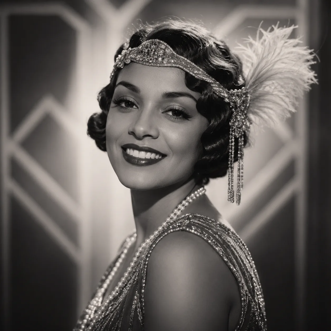 1920s glamour, Art Deco elegance