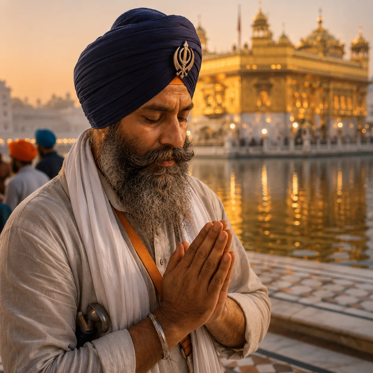 Serenity by the golden temple