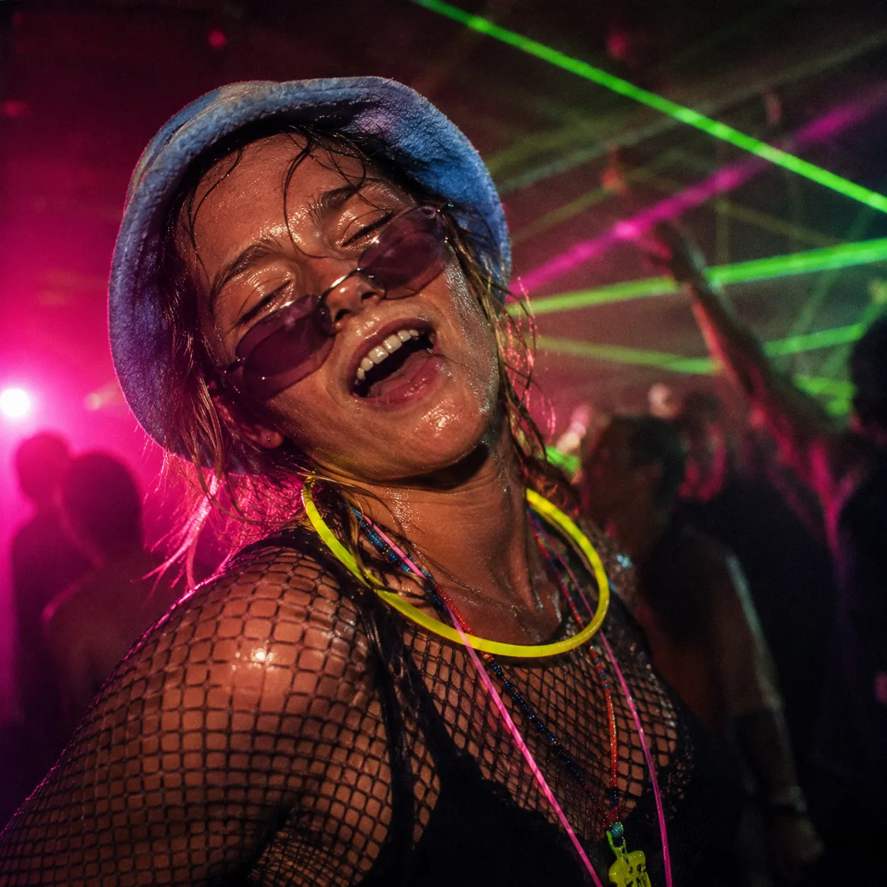 Neon vibes in the club