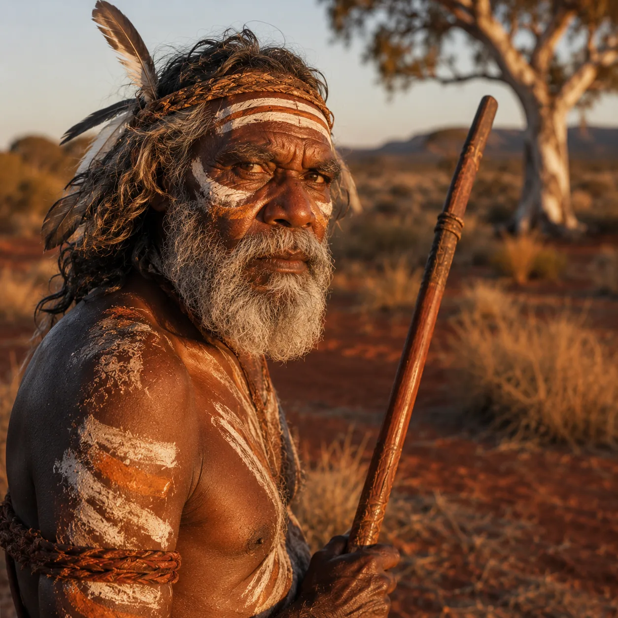 Elder guardian of the outback