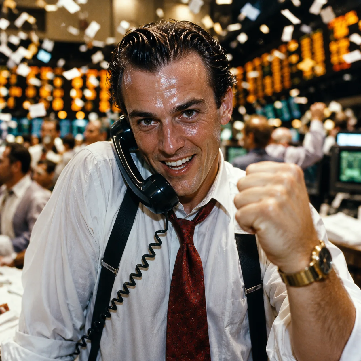 Stock trader's moment of victory