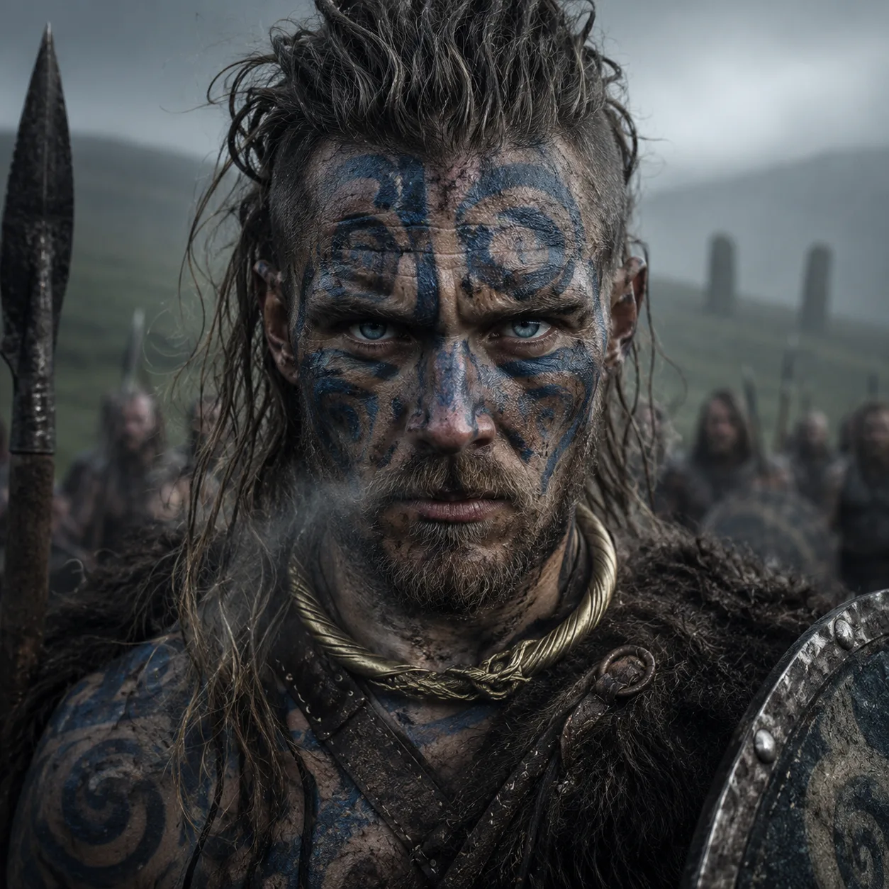 Warrior of the misty battlefield