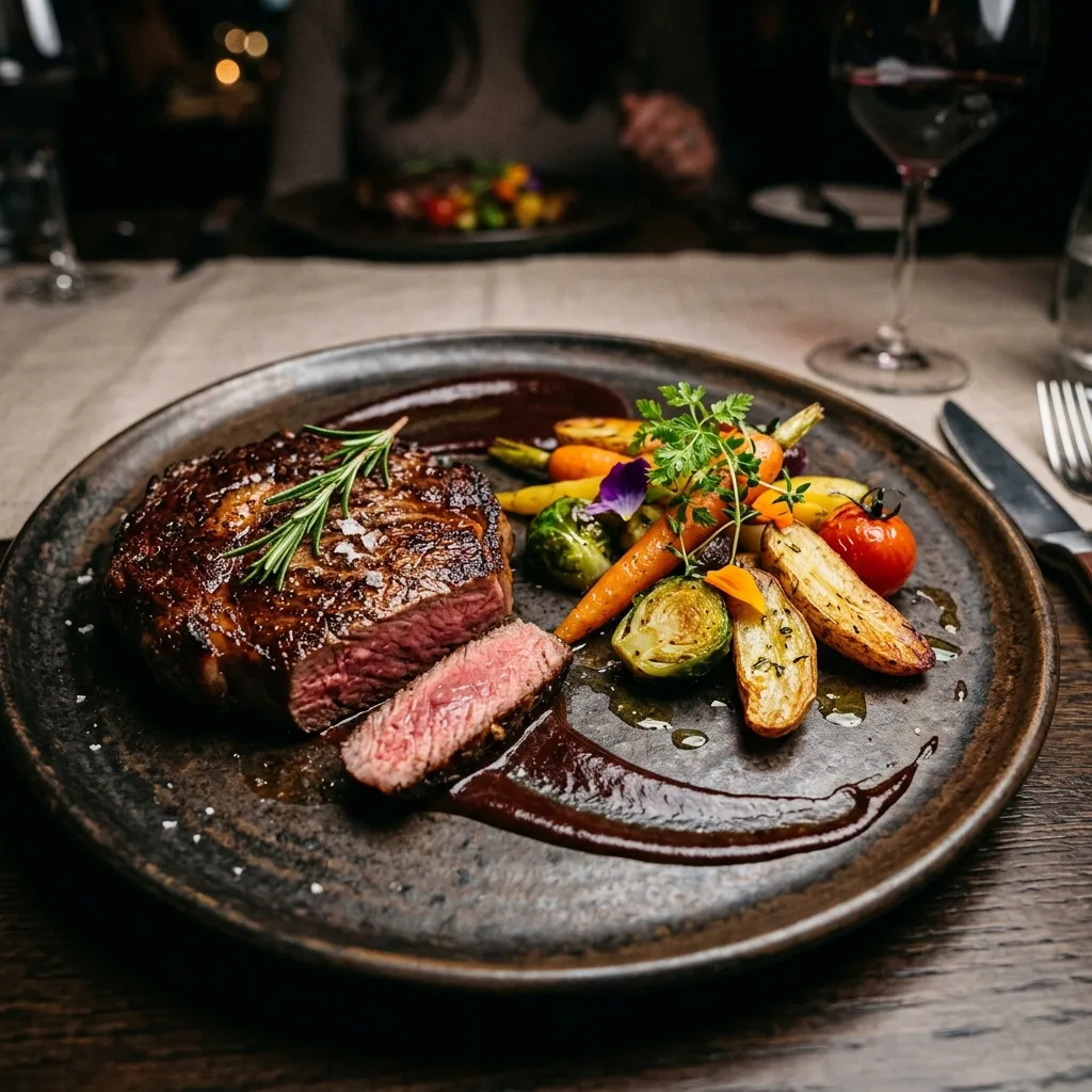 Plated Steak