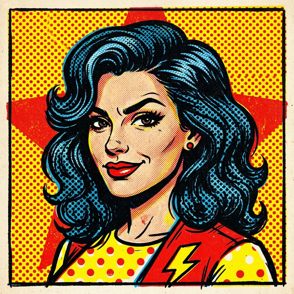 Halftone Pop-Art