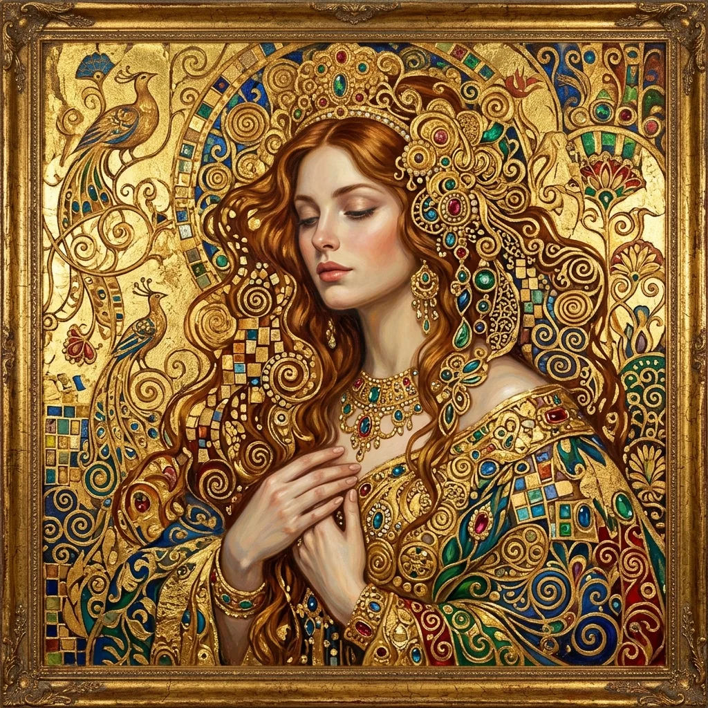 Klimt Gold Ornament