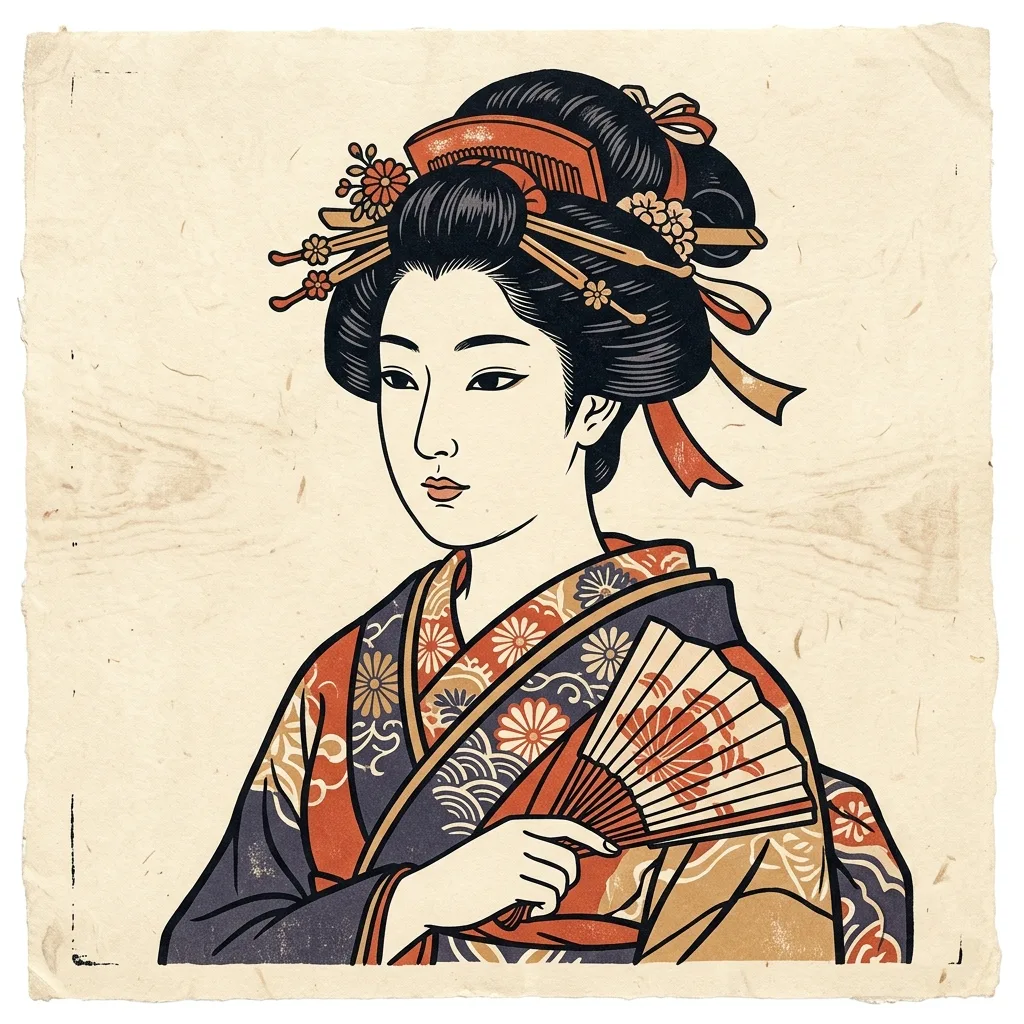 Ukiyo-e Woodblock