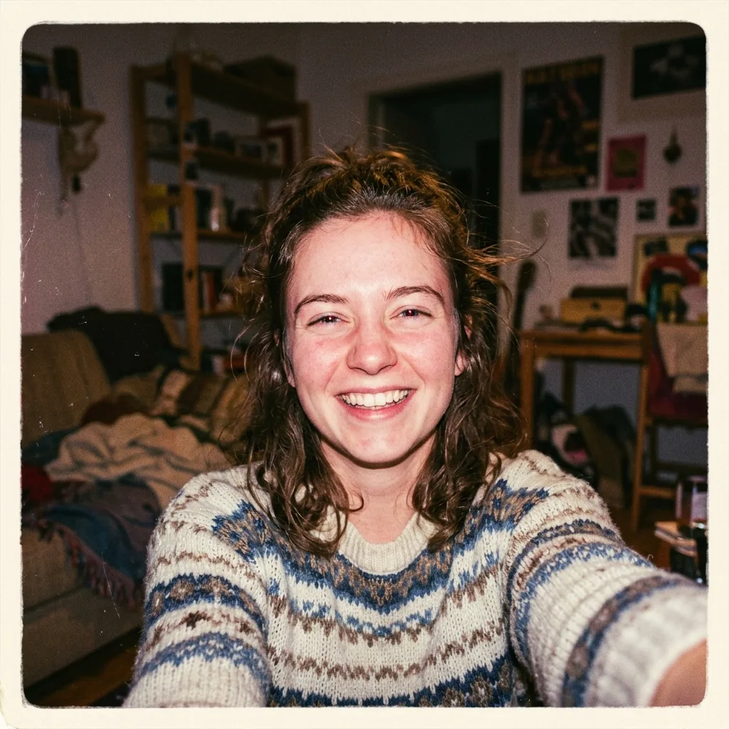 Film-Photo Selfie