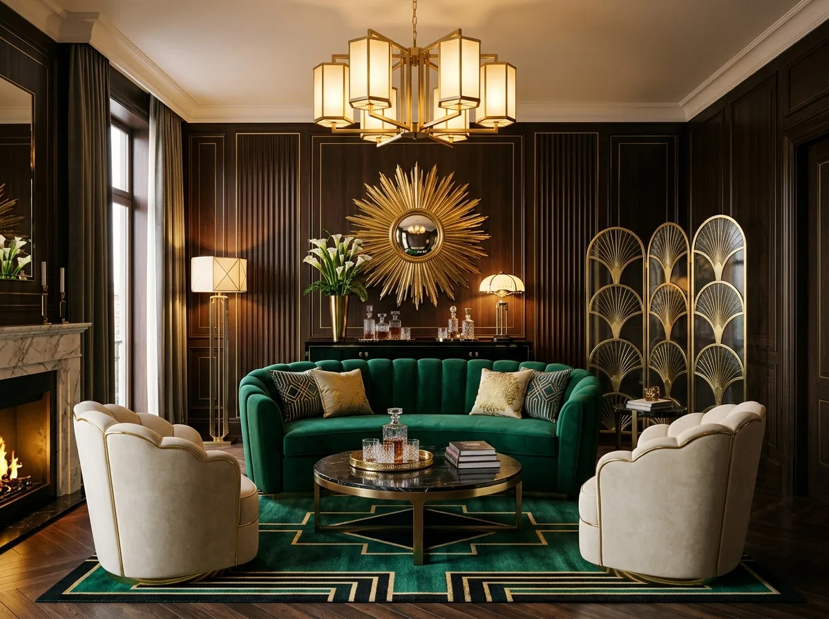 Art Deco Living Room