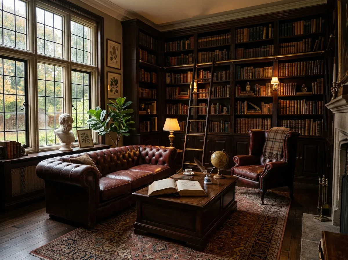 Dark Academia Library