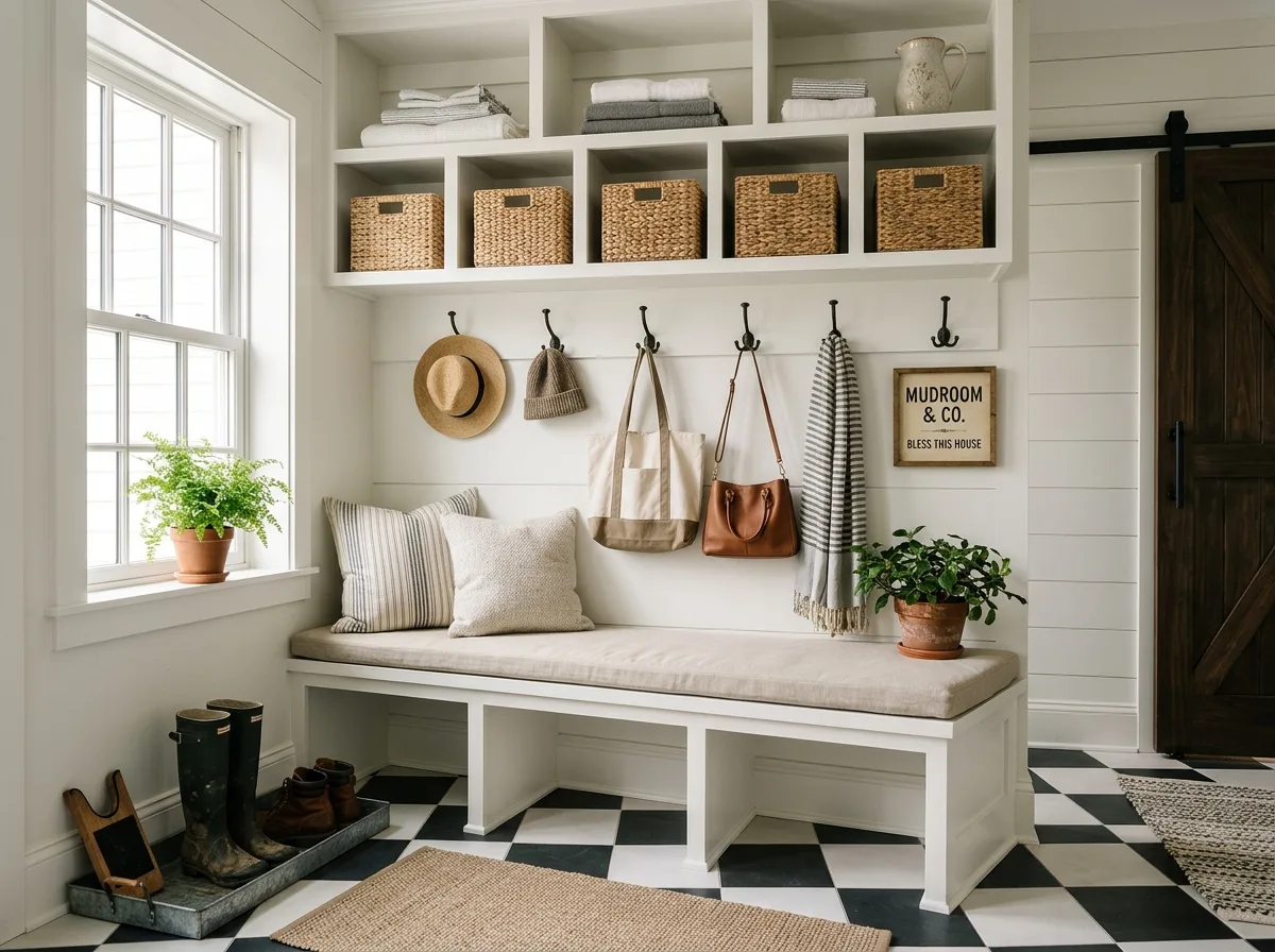 Farmhouse Mudroom