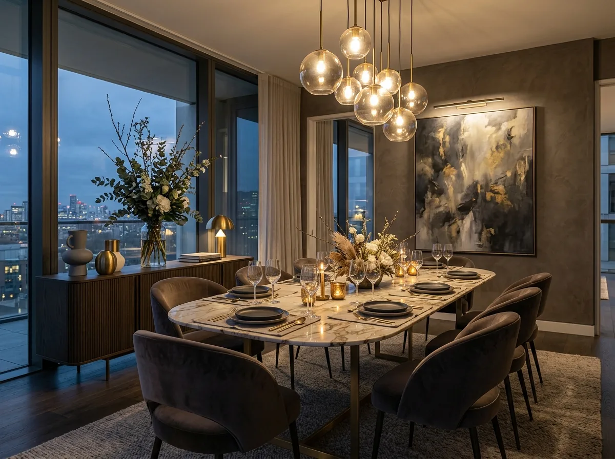 Contemporary Luxury Dining Room