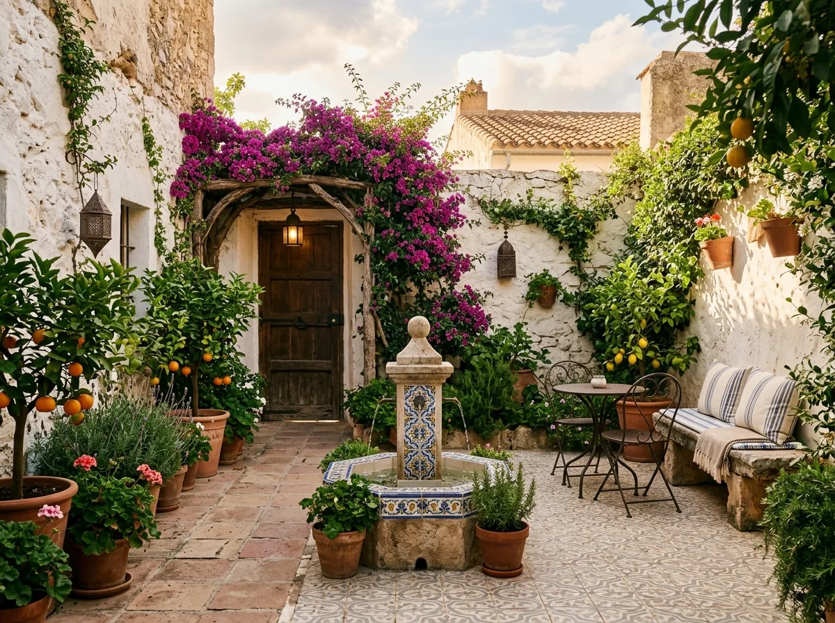 Mediterranean Courtyard