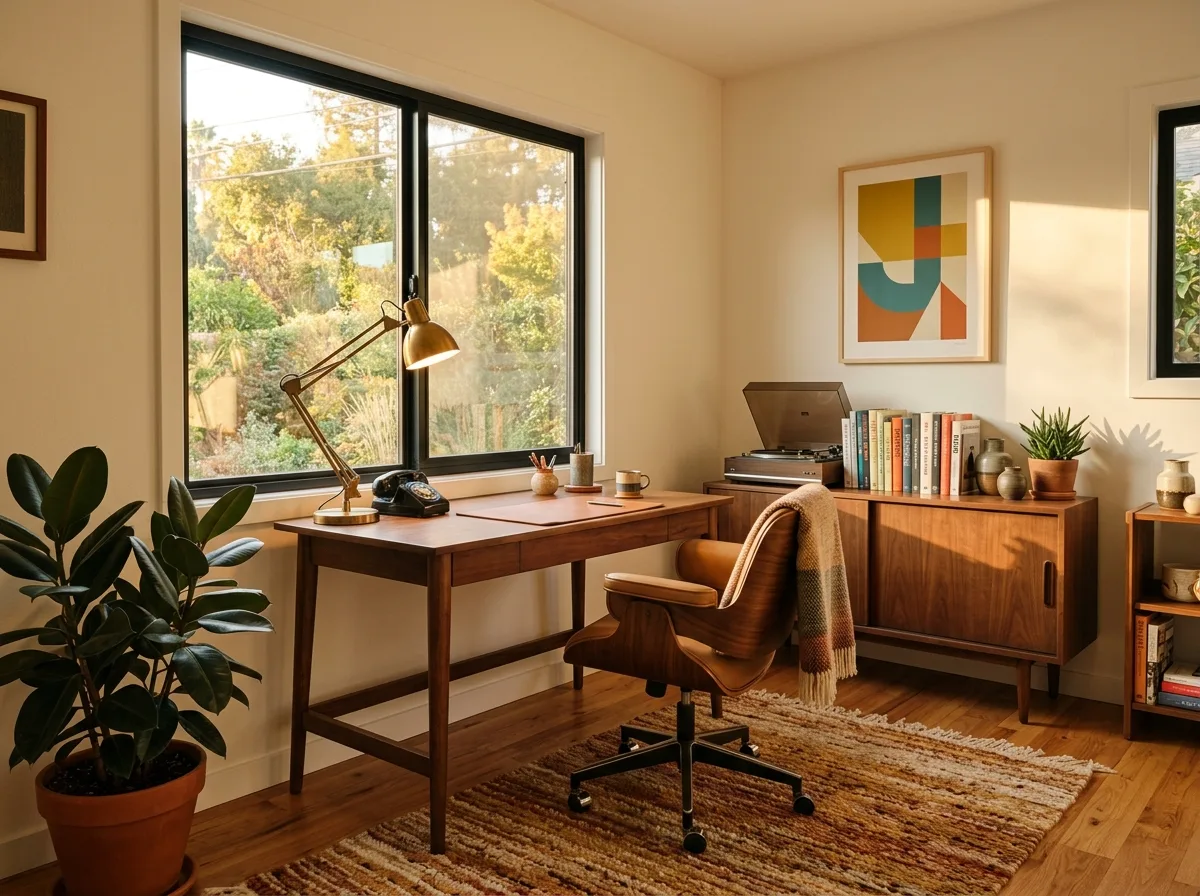 Mid-Century Modern Home Office