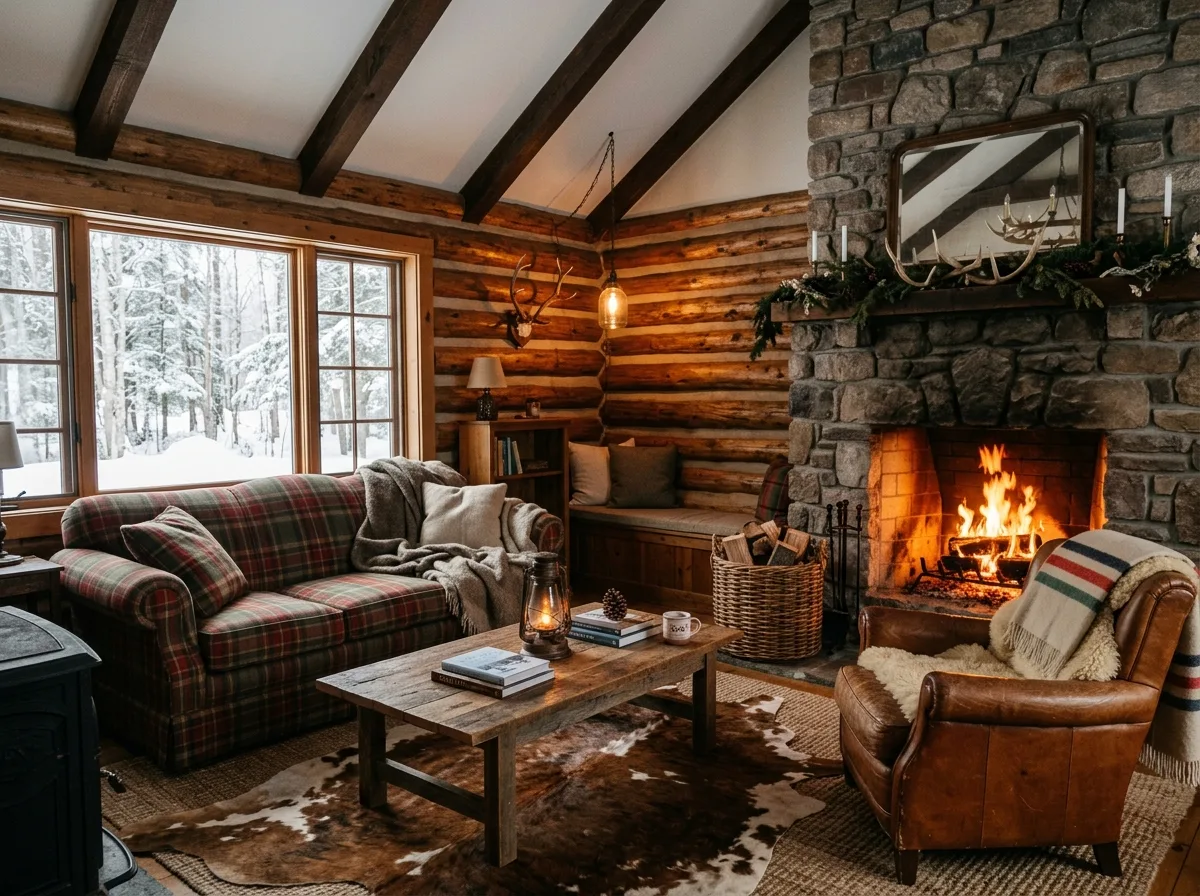 Rustic Cabin Interior