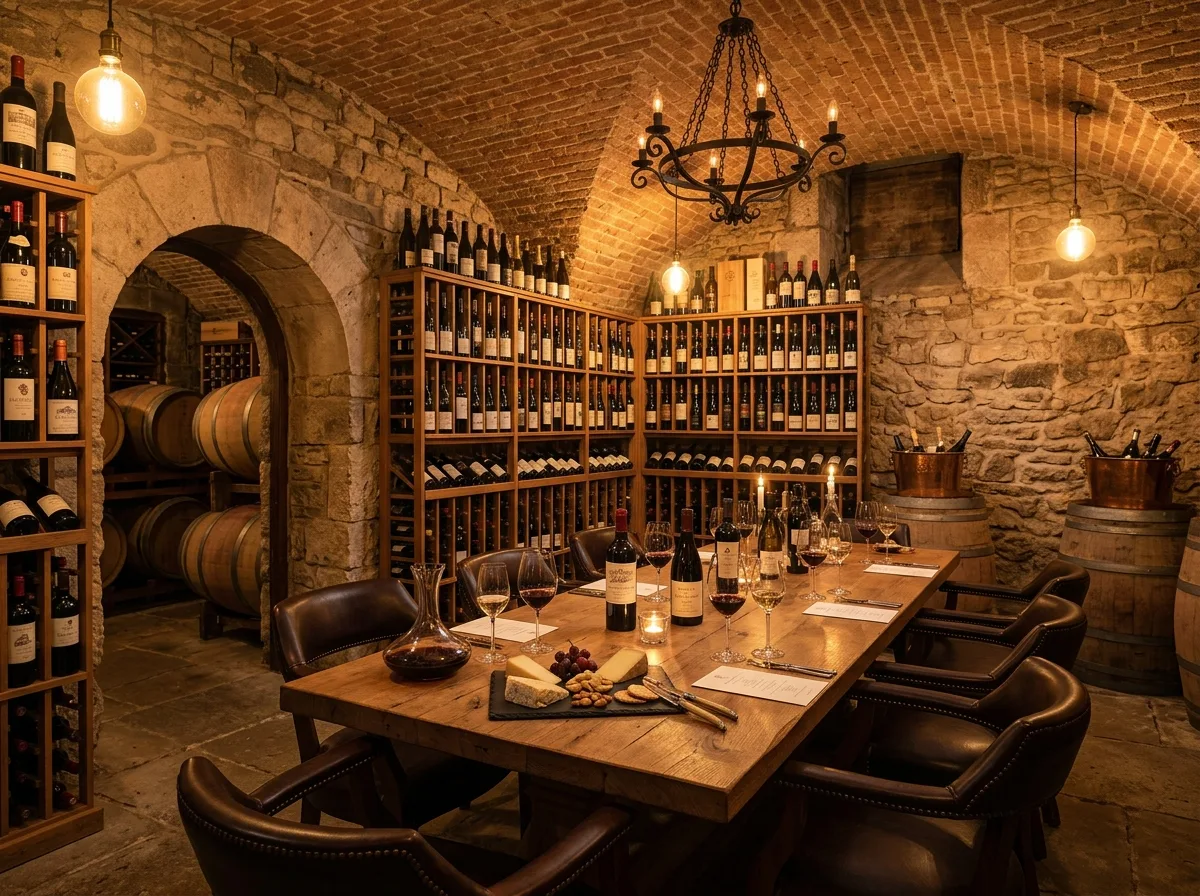 Rustic Wine Tasting Room