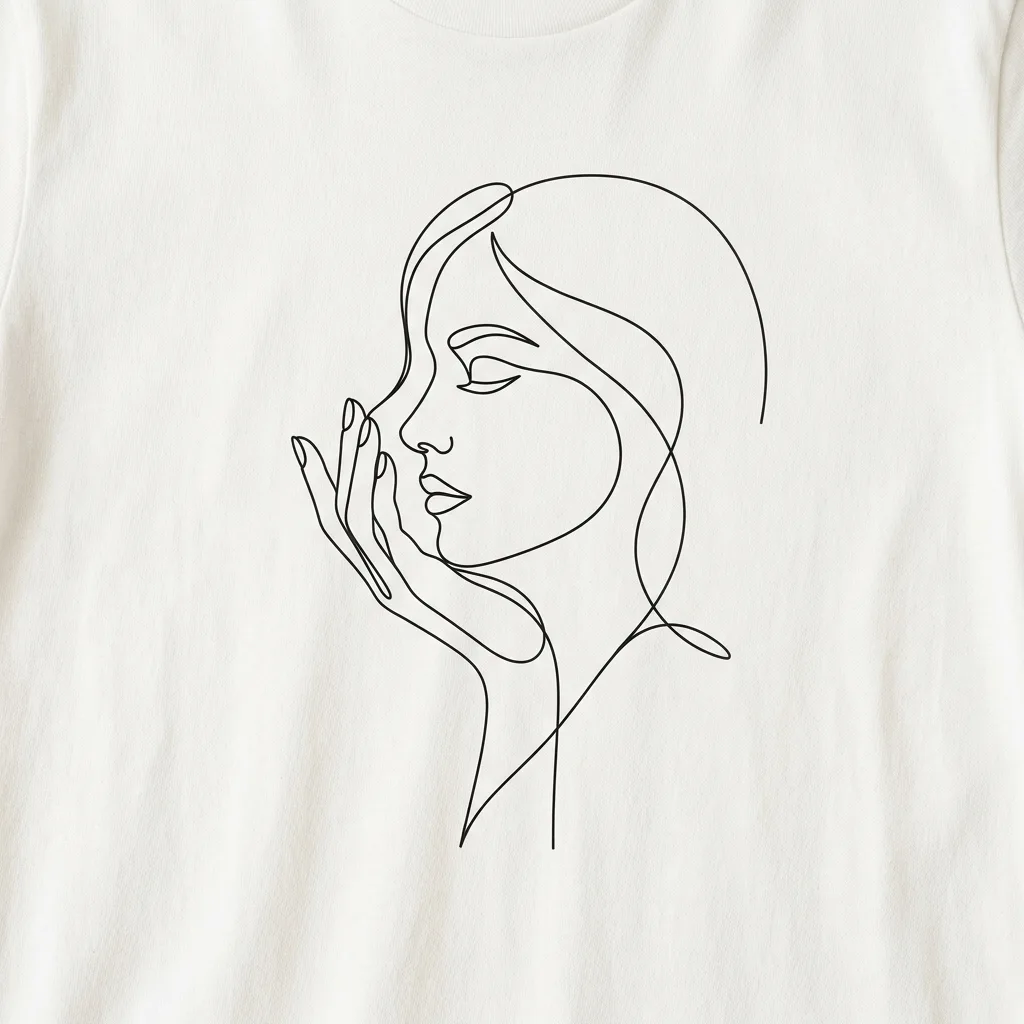Minimal Line Illustration