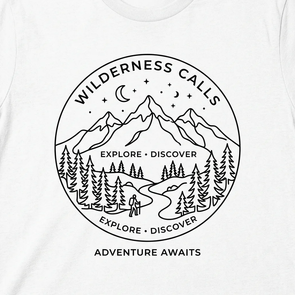 Mountain Line Art