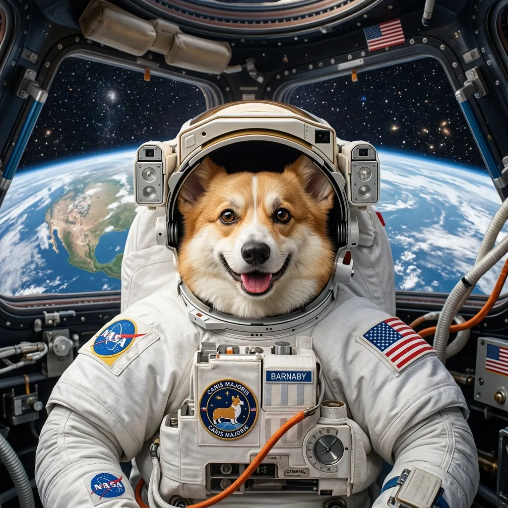 Astronaut Corgi