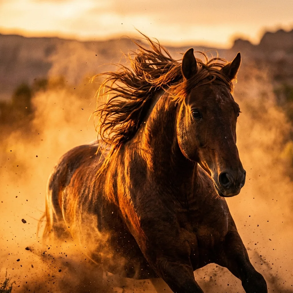 Golden-Hour Gallop