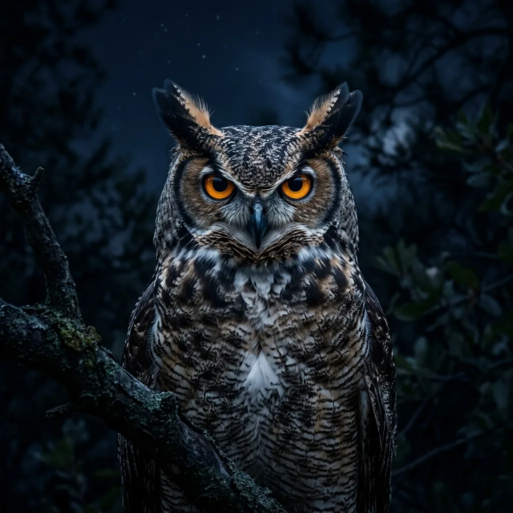 Owl at Night