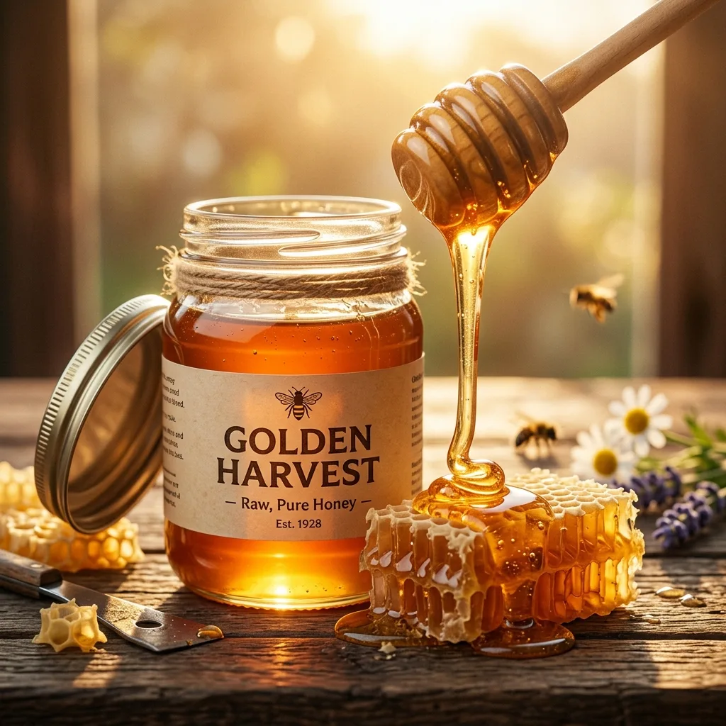 Honey Jar, Golden Drizzle