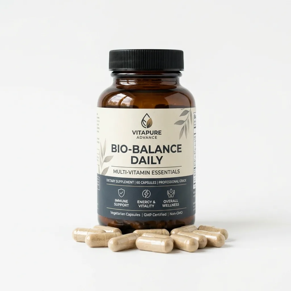 Supplement Bottle, Clean