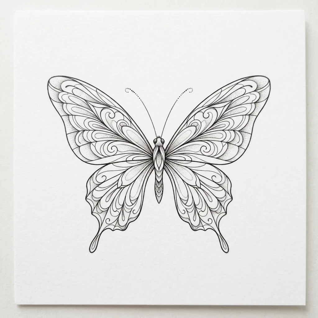 Fine-Line Butterfly