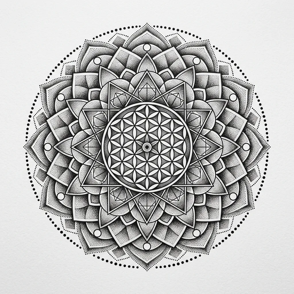 Geometric Dotwork