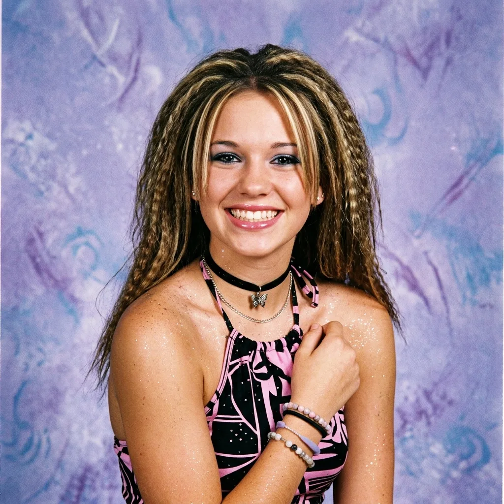 Crimped & Glittery