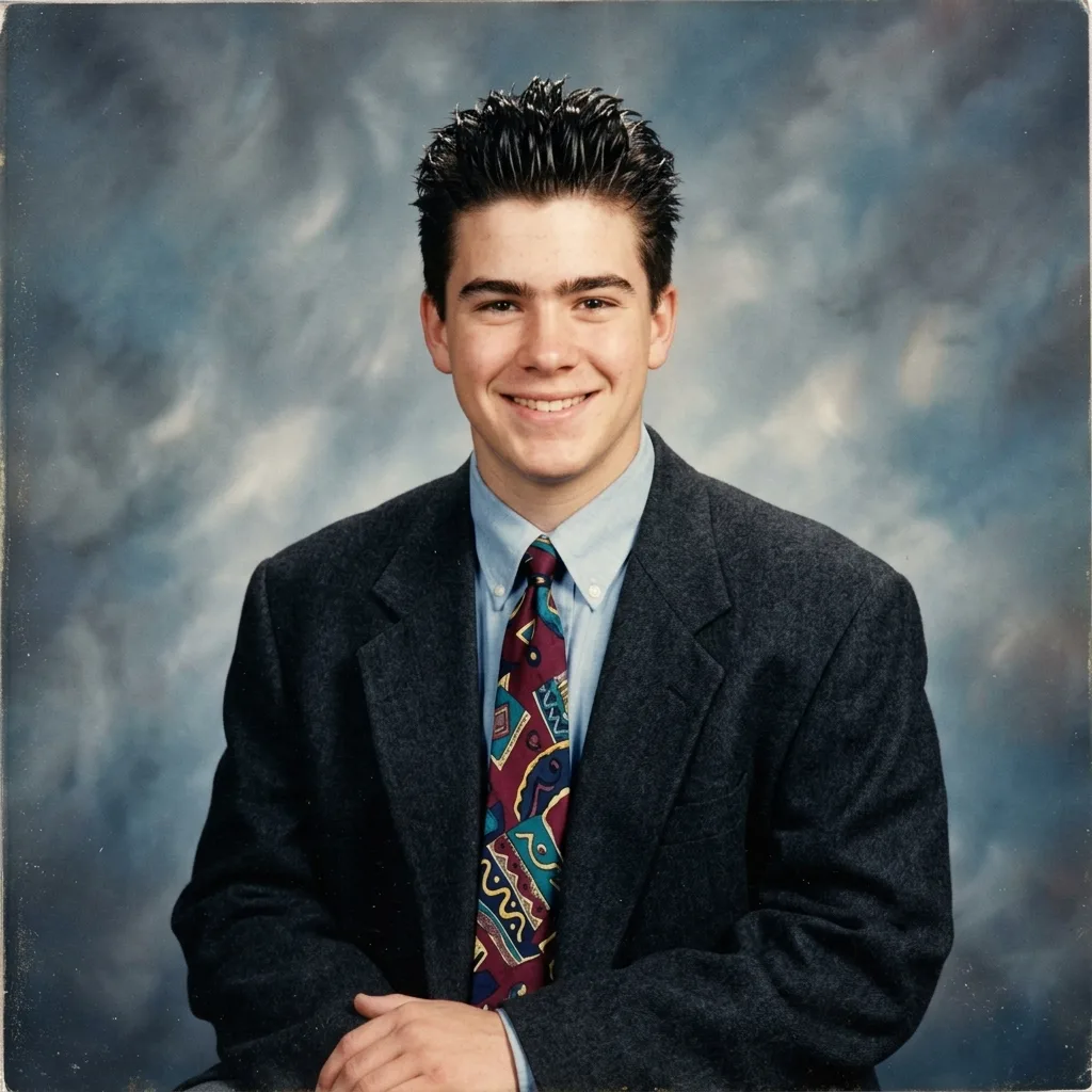 Senior in a Suit