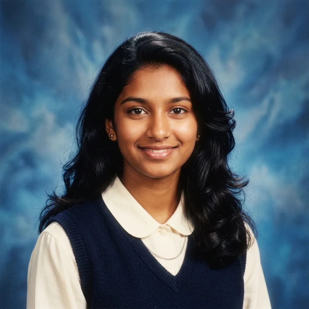 Preppy, Glossy Hair